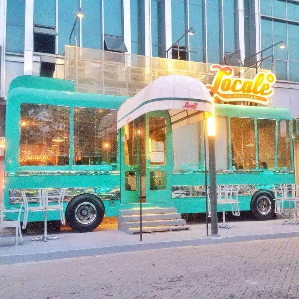 Dining on a Bus!