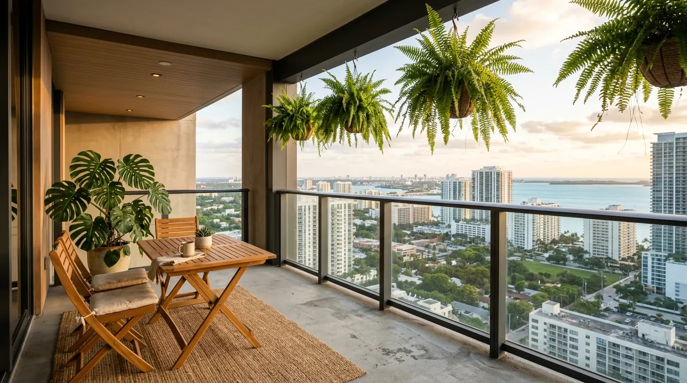 Menata Balkon Hunian Menjadi Area Bersantai Hijau Berkonsep Minimalis
