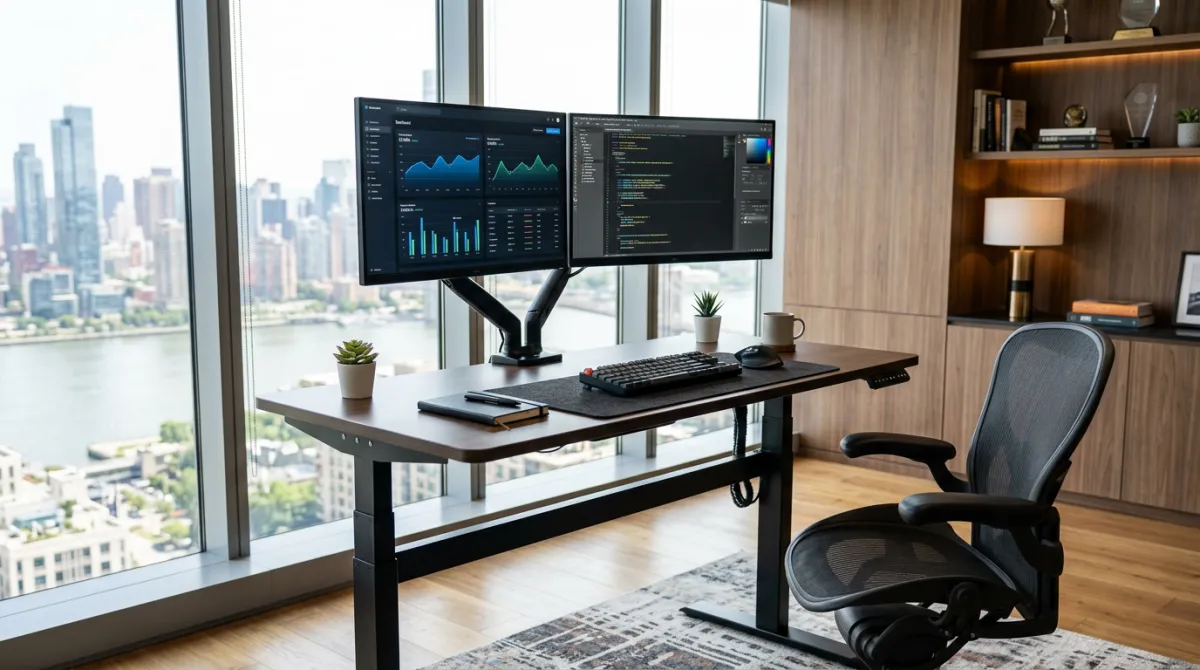 Smart Standing Desk: Meja Kerja Otomatis untuk Postur Sehat Seharian