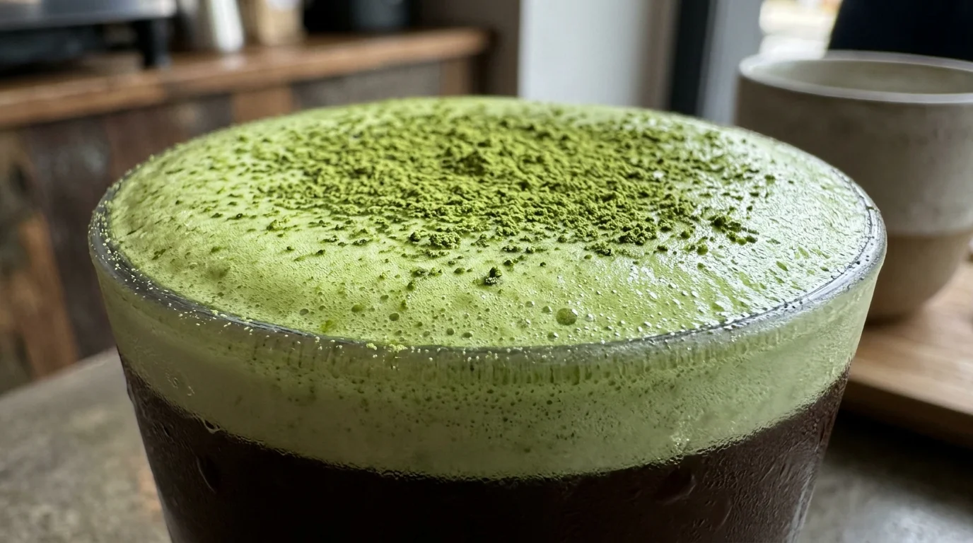 'Matcha Cold Foam Brew': Sensasi Lembut Teh Hijau Uji di Atas Kopi Dingin