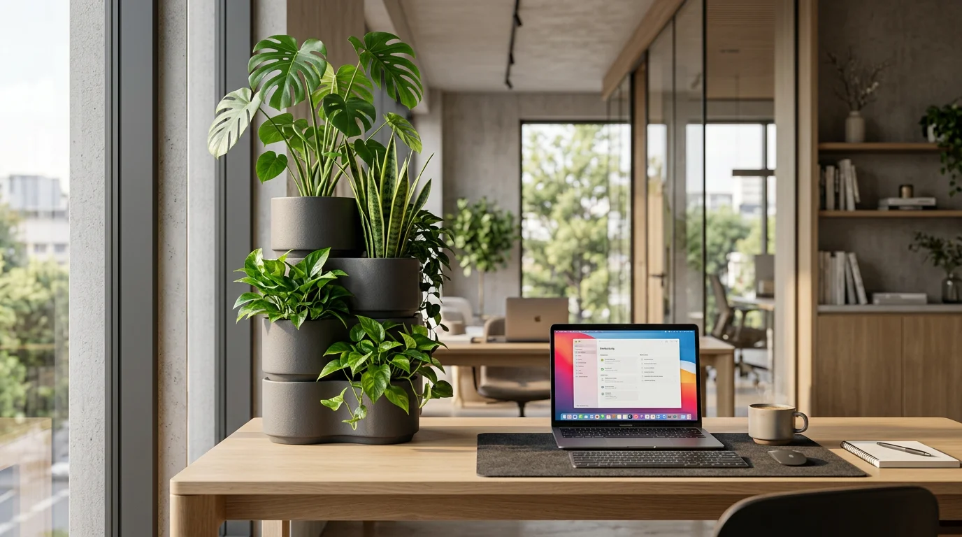 'Biophilic Modular Planters': Elemen Hijau Adaptif untuk Sudut Ruang Kerja