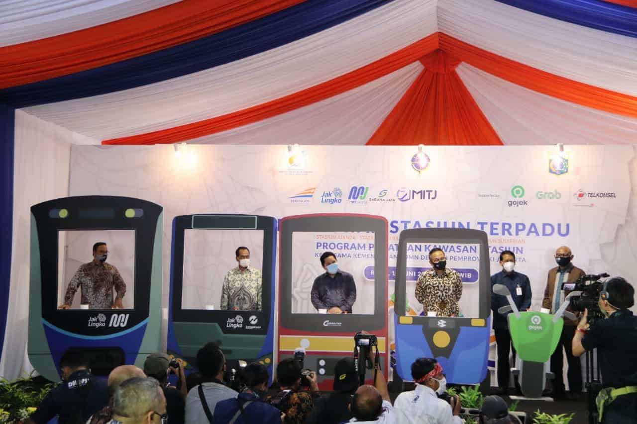 Empat Stasiun Terpadu Diresmikan, Wujudkan Integrasi Antar Moda Transportasi di Jakarta