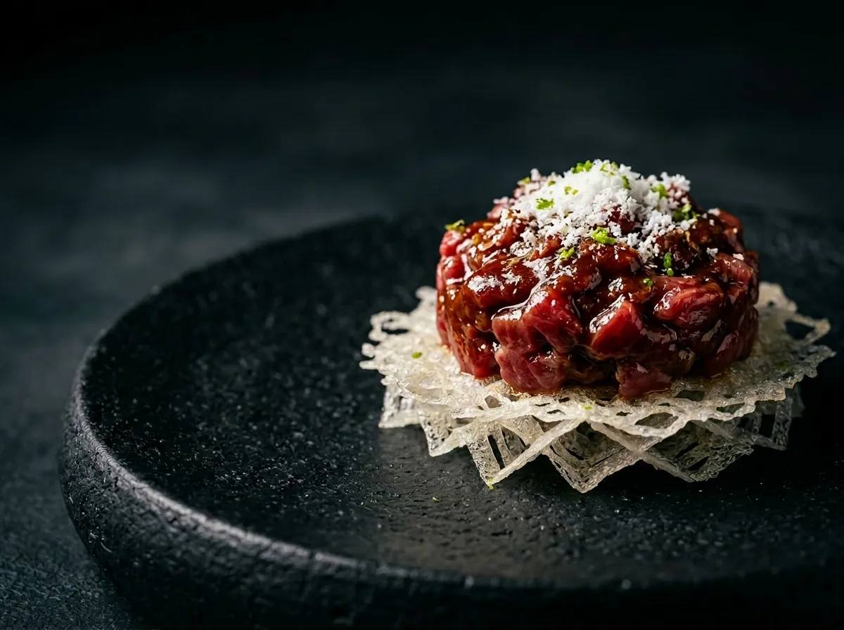 Modern Indonesian Tapas: Menikmati Wagyu Beef Rendang Tartare dalam Porsi Gigitan Kecil yang Elegan