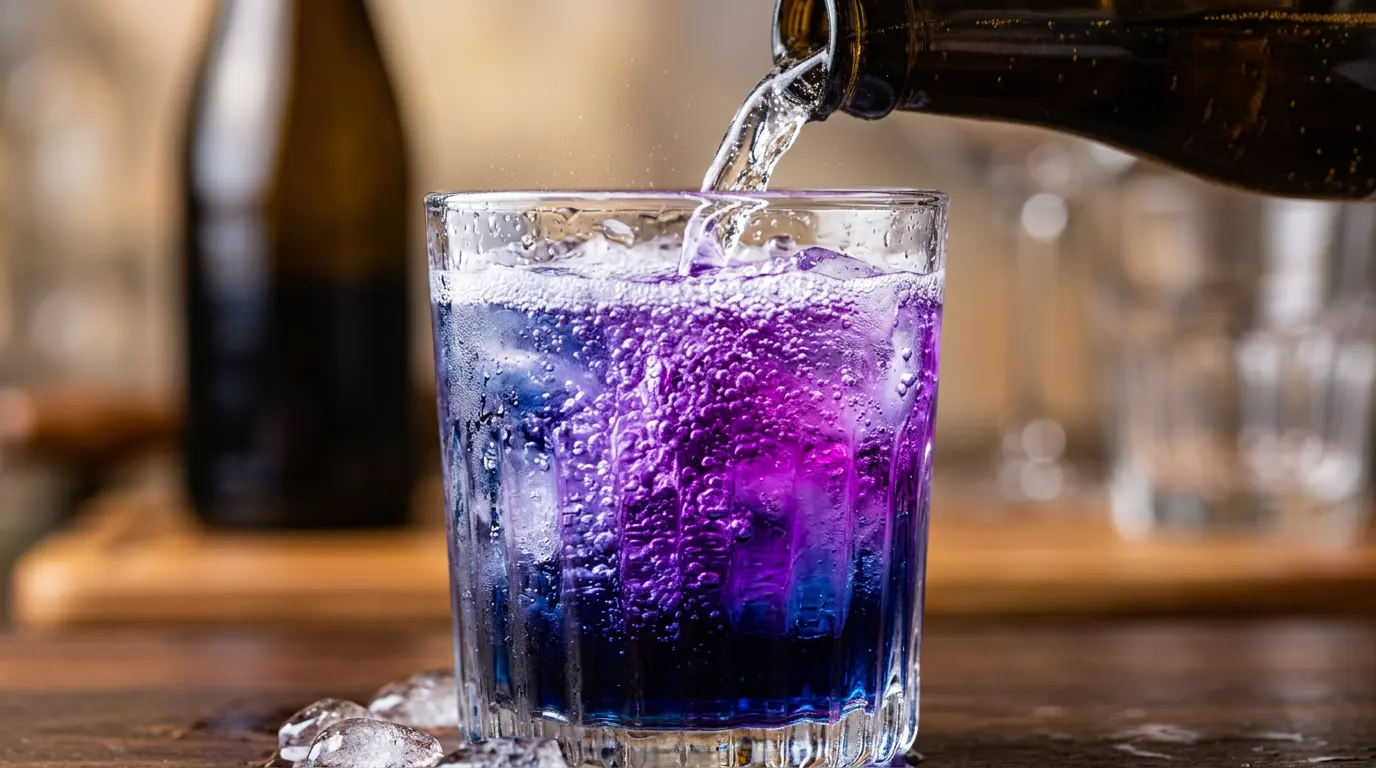 Kesegaran Alami Bunga Telang & Perasan Jeruk Kunci dalam Racikan Mocktail Botanikal