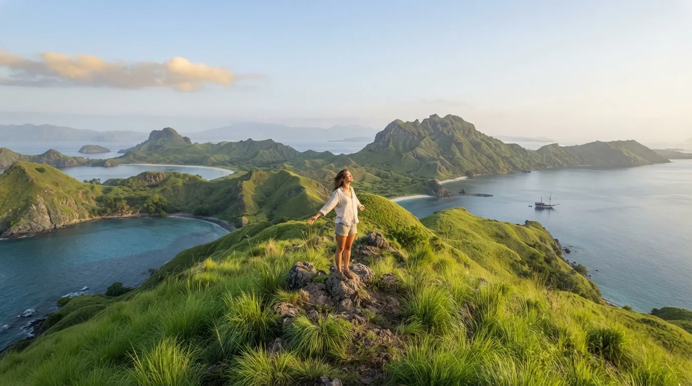 Rahasia Alam Flores: Menikmati Keindahan Sunset di 'Puncak Gili Laba'