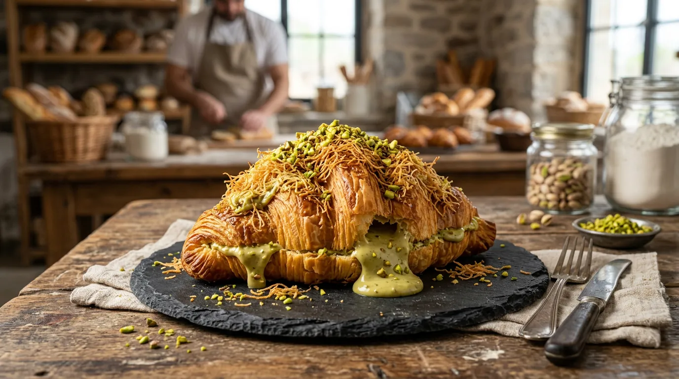 'Pistachio Kunafa Croissant': Perpaduan Tekstur Renyah & Gurih Artisan Pastri
