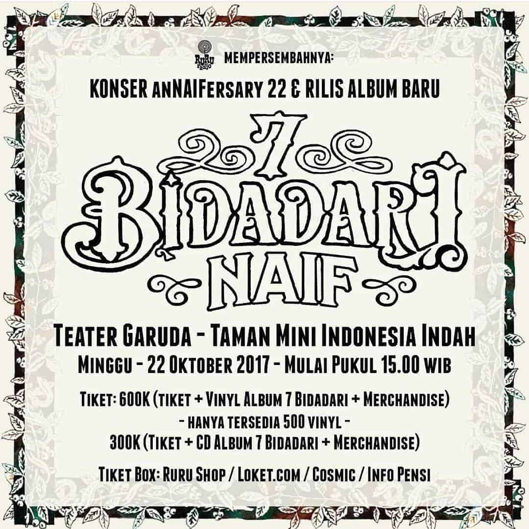 Naif Luncurkan Album Ke-7 di Konser AnNAIFersary