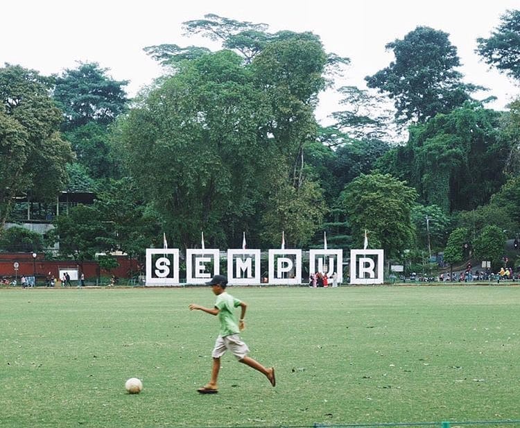 Serunya Wisata Sambil Berolahraga di Taman Sempur Bogor