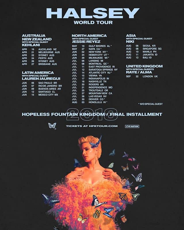 Halsey Ramaikan On Off Festival Agustus ini
