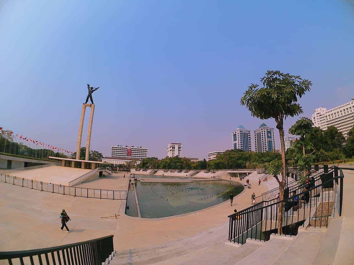 Cantiknya Lapangan Banteng Kini