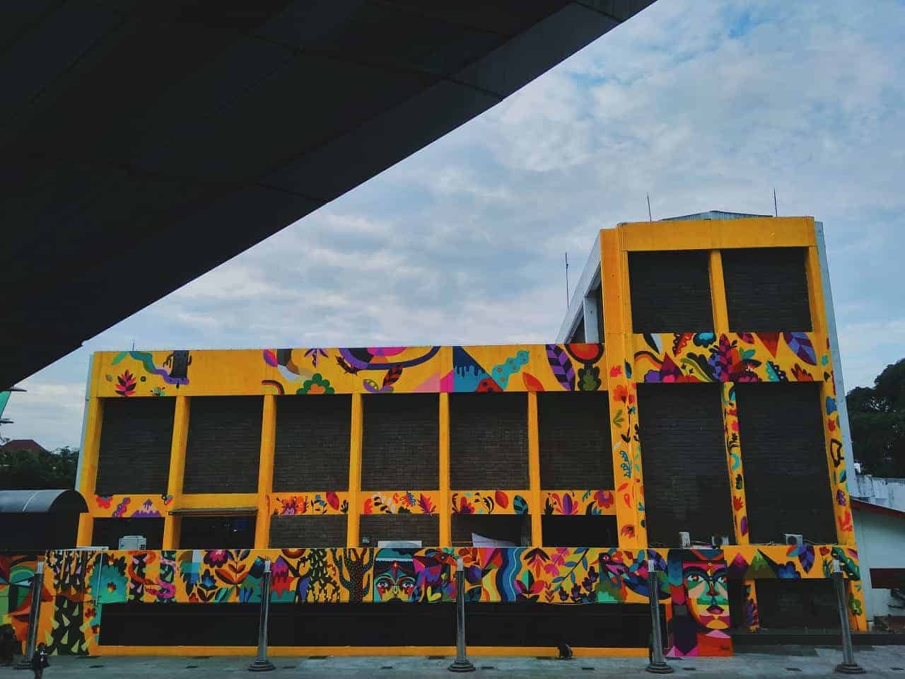 The Beautiful Mural at Ismail Marzuki Park