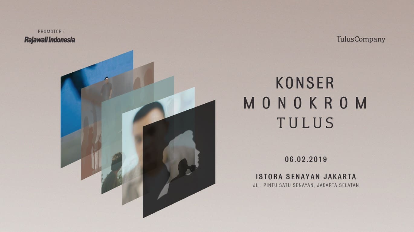 Tulus Gelar Konser Monokrom di Jakarta