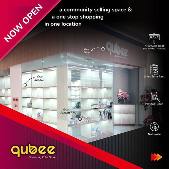 Qubee Tawarkan Tempat untuk Berjualan dengan Sewa Murah