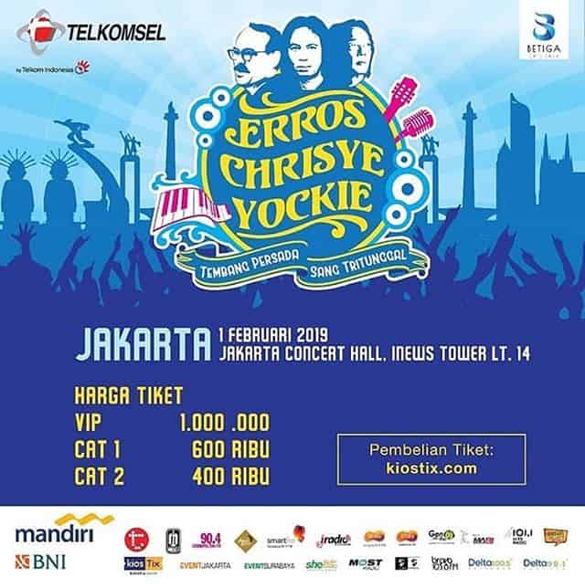 Erros, Chrisye, and Yockie Masterpiece Revived at Tembang Persada Sang Tritunggal