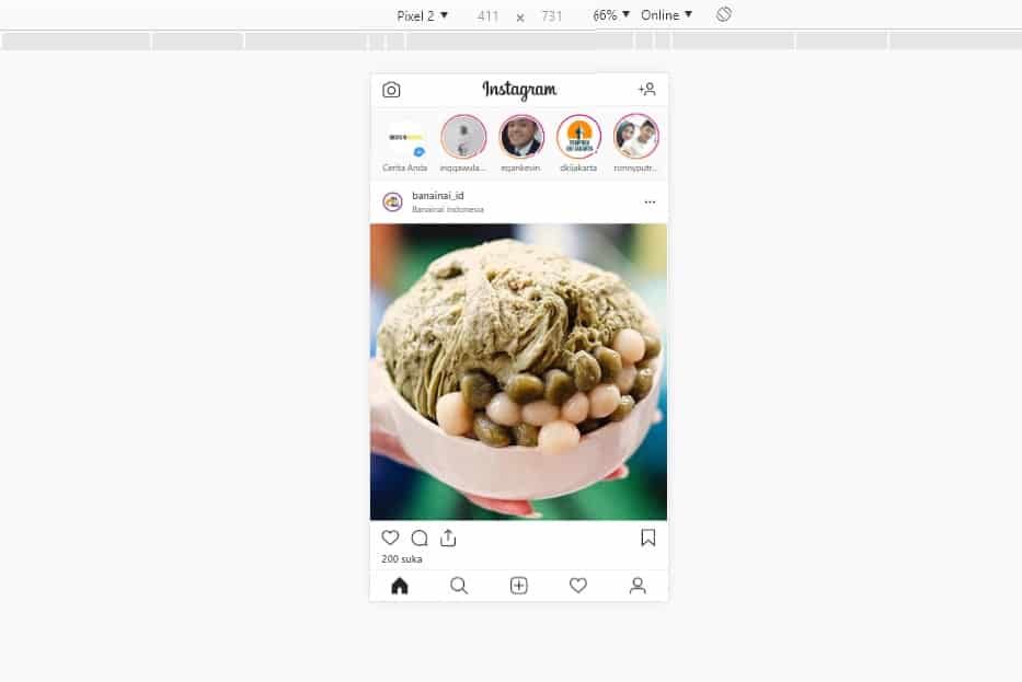 Cara Upload Insta Stories dari PC