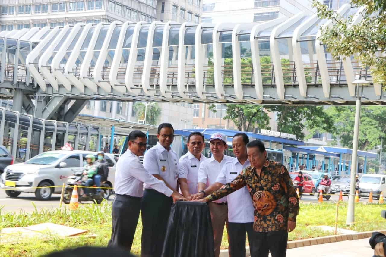 Akhirnya JPO GBK dan Bundaran Senayan Diresmikan