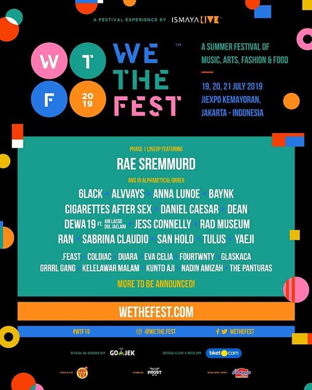 We The Fest Bakal Datang Lagi Juli ini