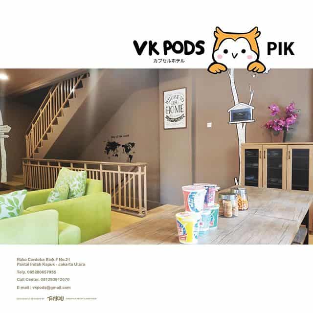 VK Pods Hotel Kapsul untuk Backpacker dan Keluarga