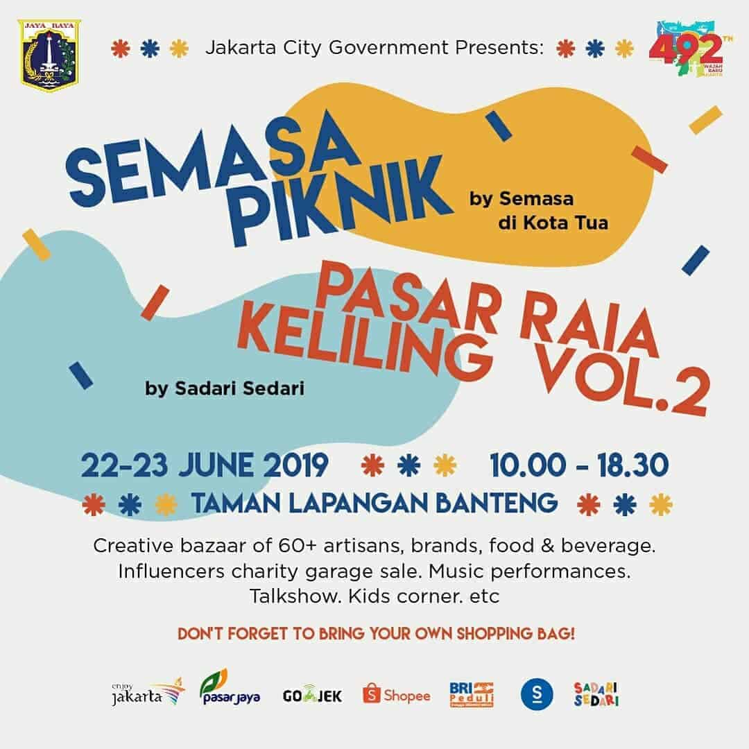 Sambut HUT Jakarta dengan Piknik Seru di Lapangan Banteng