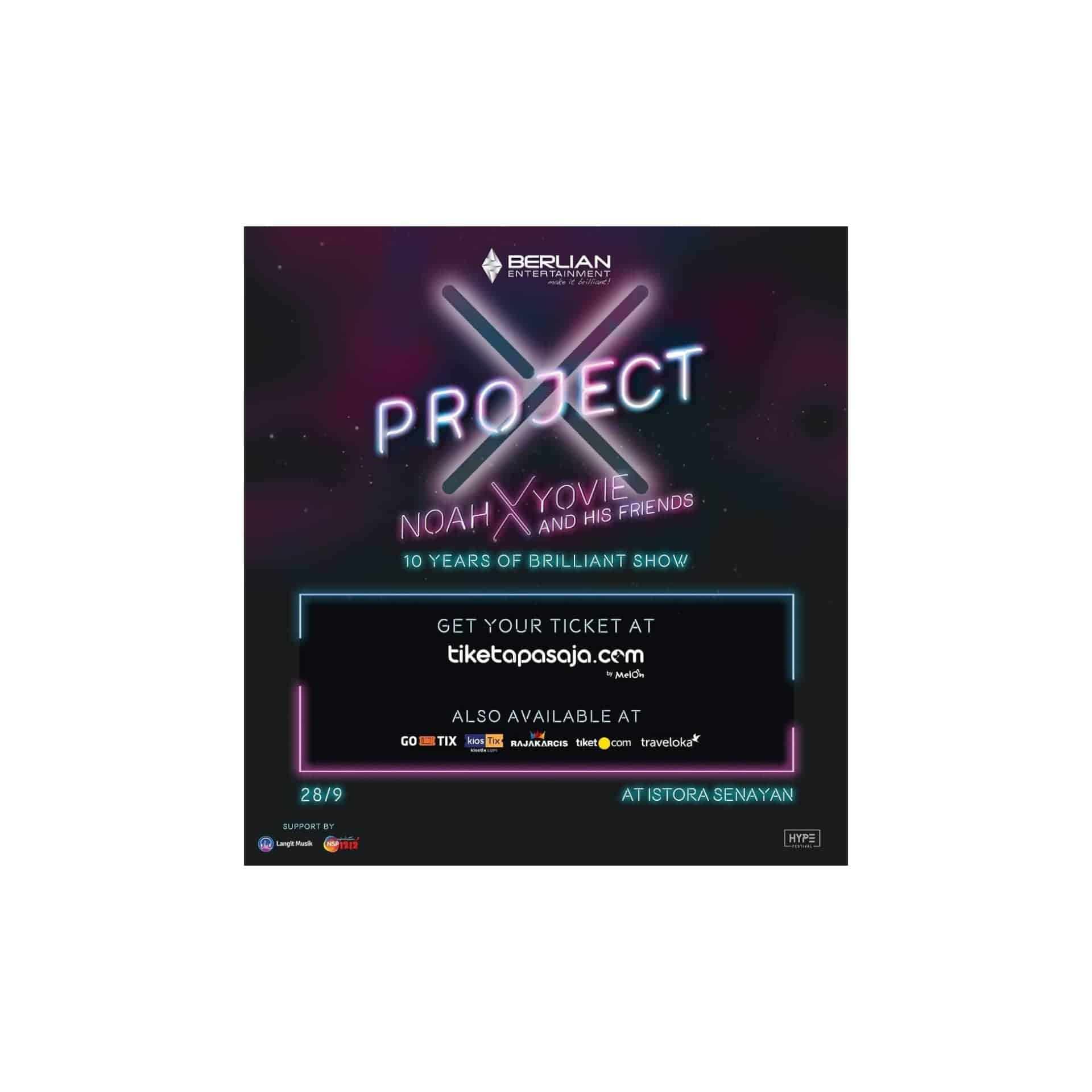 Project X Will Come with Indonesia's Top Musicians