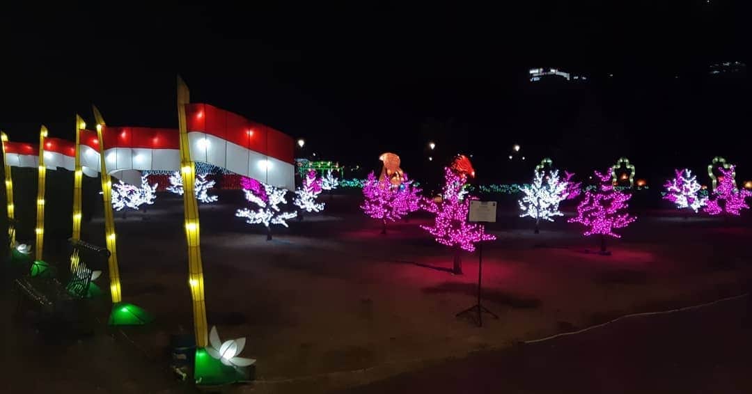 Semarakkan HUT ke-74 RI Bersama Festival of Light di Monas