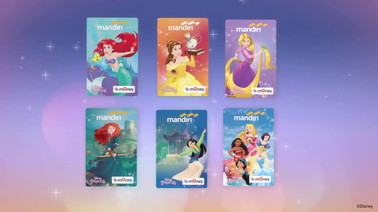 Bank Mandiri Luncurkan E-money Edisi Disney’s Princess