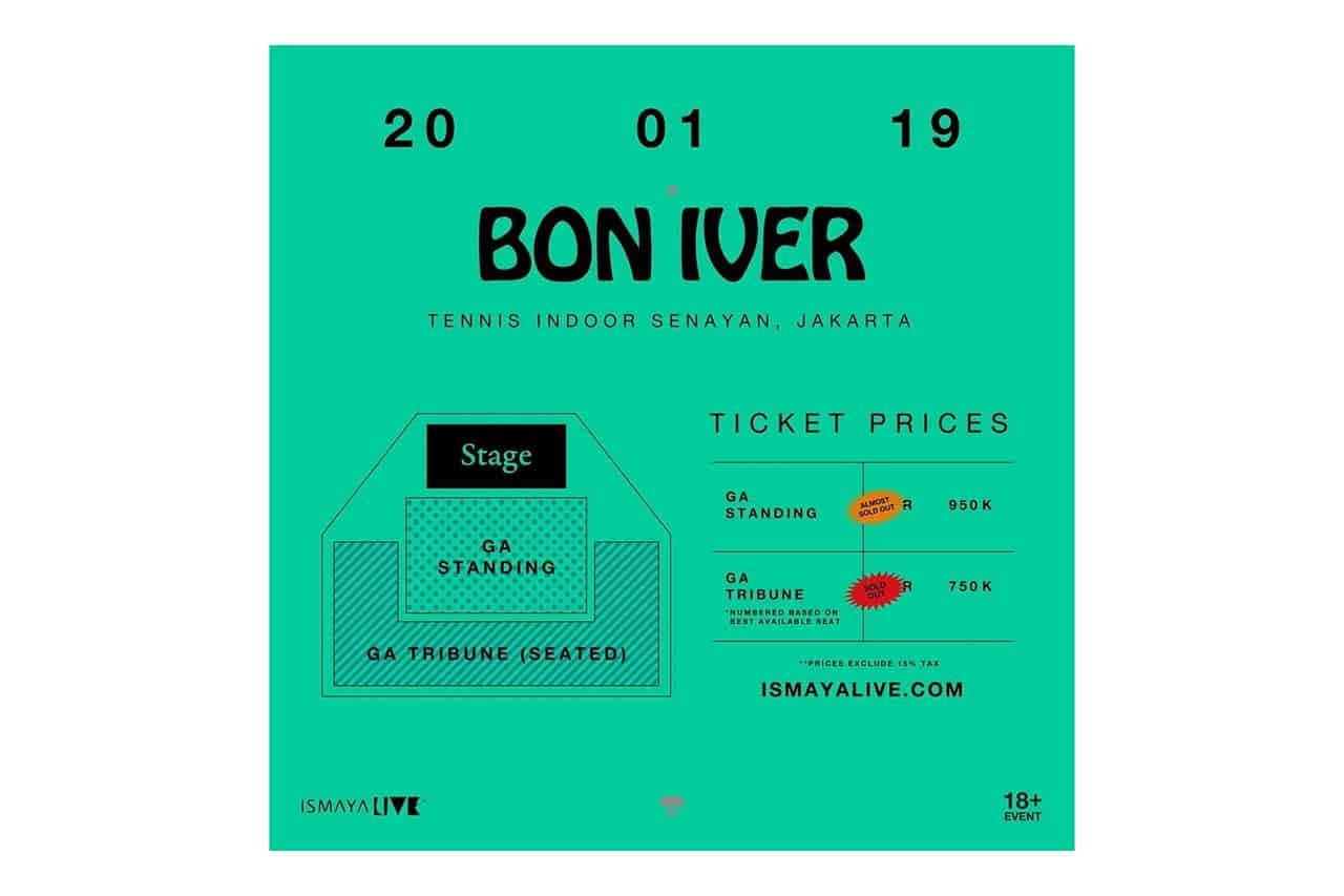 Bon Iver Holds Their First Concert in Jakarta in 2020