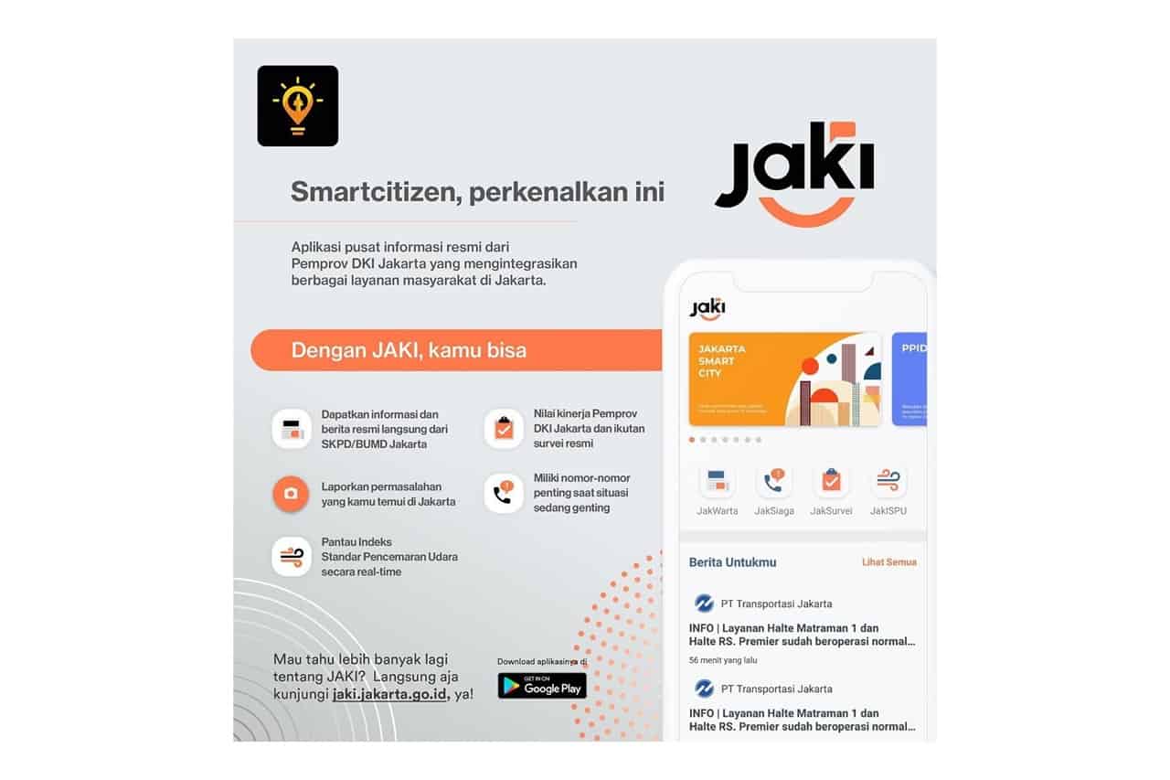JAKI Ease People to Access Information and Services in Jakarta