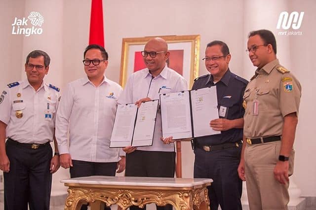 MRT Jakarta and KAI Agree to Establish Joint Venture Company