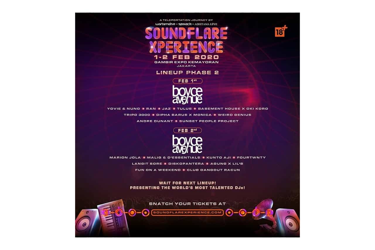Boyce Avenue Bakal Meriahkan Sound Flare Xperience