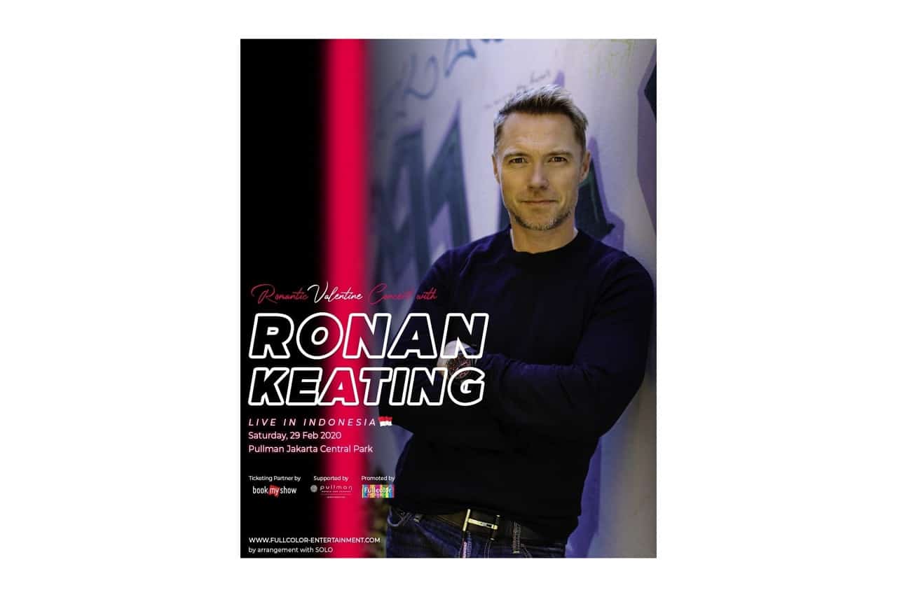 Ronan Keating Ready to Liven up Valentine in Jakarta