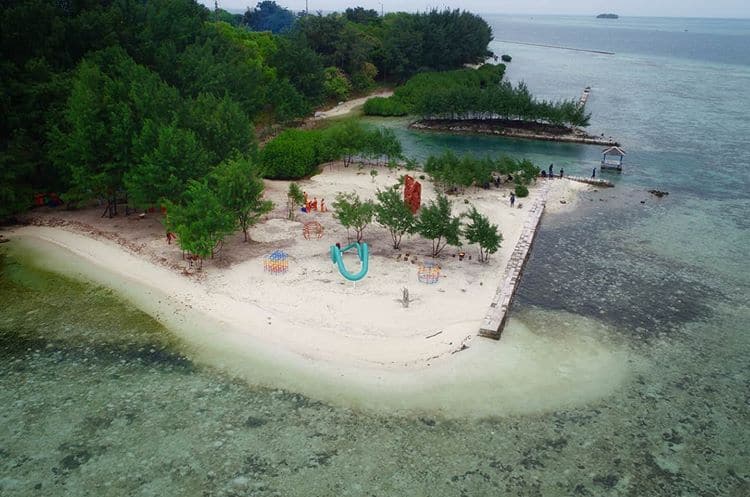 Pantai Cikaya, Pesona Baru di Kepulauan Seribu