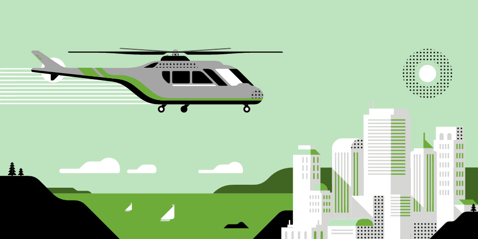 UberCHOPPER - Taksi Premium yang Menggunakan Helikopter