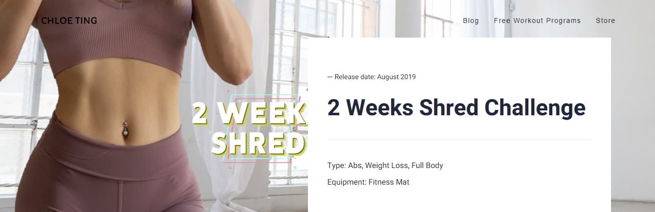 Workout Challenge by Chloe Ting yang Viral untuk Dapatkan Tubuh Ideal