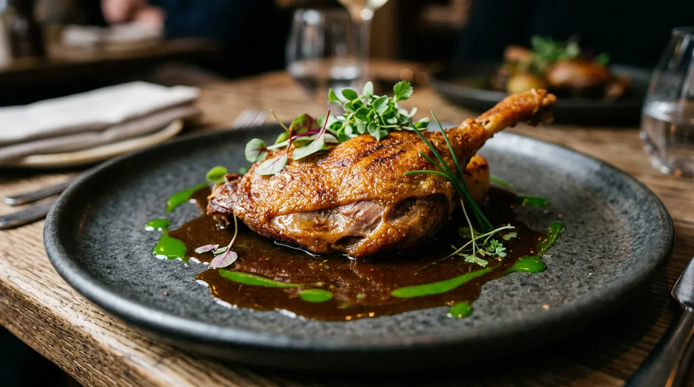 Sentuhan Modern Gastronomi Nusantara dalam Racikan Bebek Betutu Confit