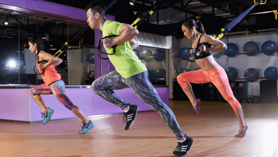 Fun Work Out at Celebrity Fitness