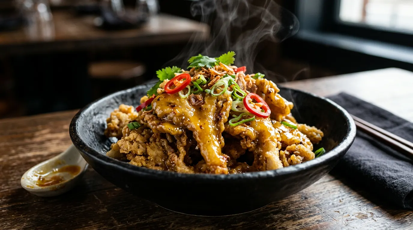 Sentuhan Renyah Cendawan Artisan dalam Sajian Jamur Crispy Saus Truffle Padang