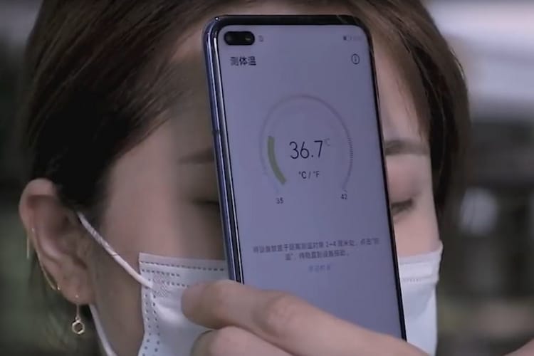 Ponsel Pintar dengan Fitur Termometer