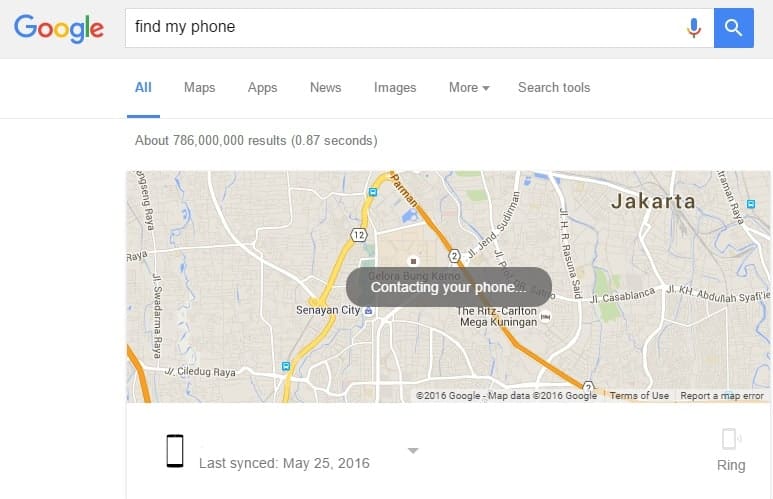 Smartphone Android Anda Hilang? Tanya Google Saja!