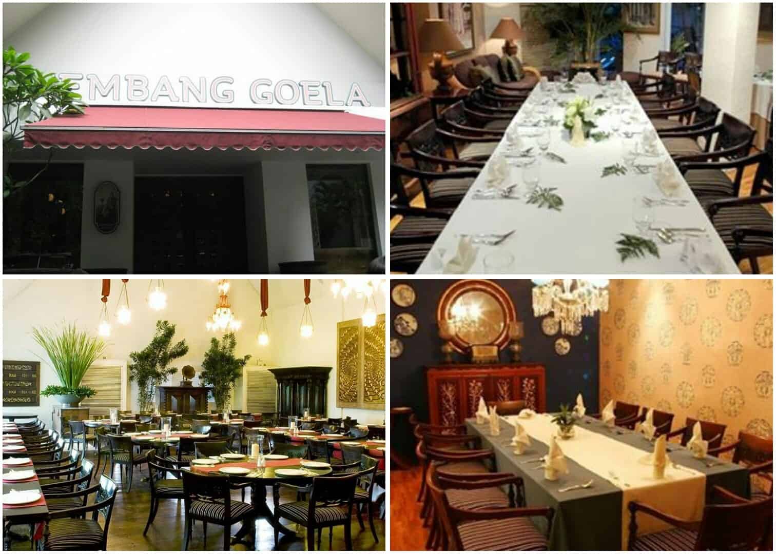 Dijamu Hidangan Otentik Indonesia di Kembang Goela Restaurant