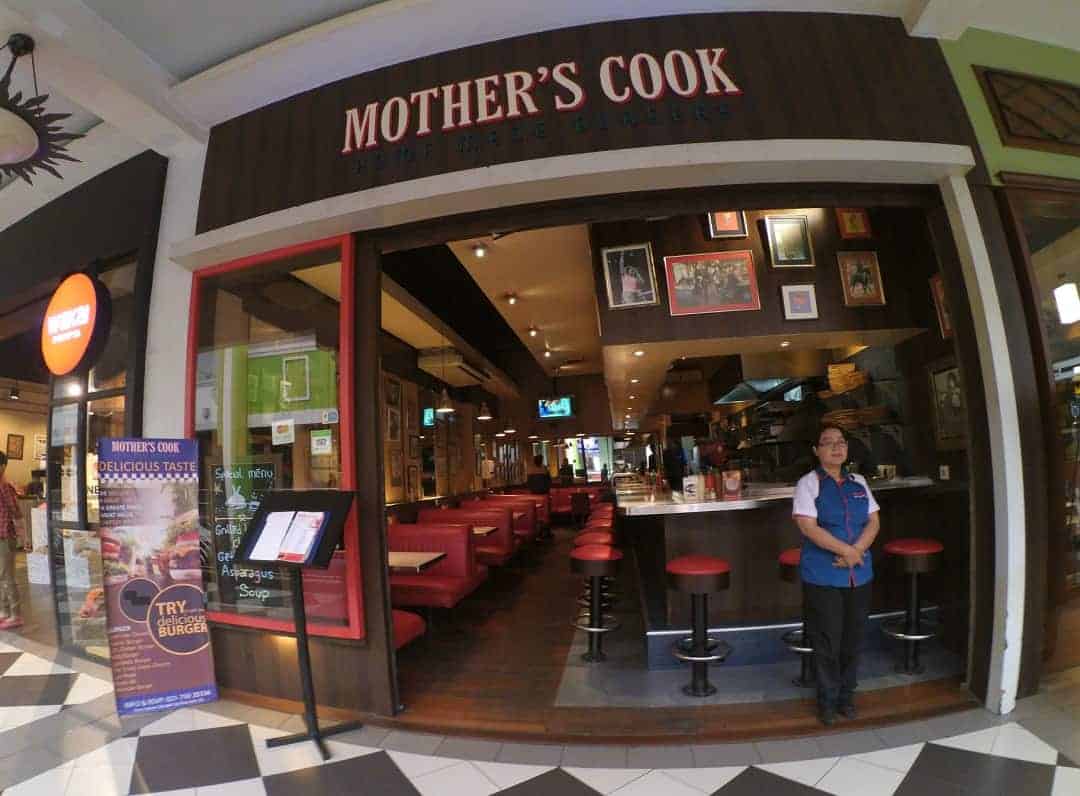 Enjoying Homemade Burgers at Mother’s Cook