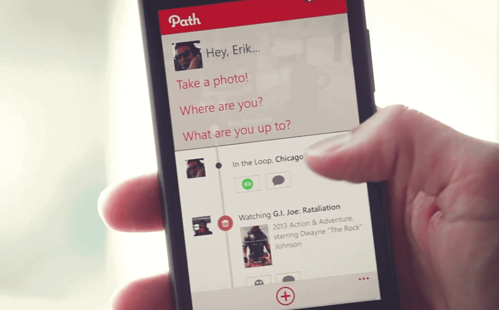 Path Will Leave Windows Phone in 2016