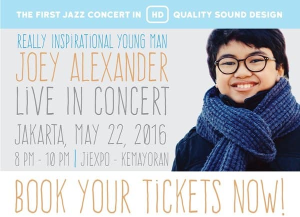 Let’s Prepare for Joey Alexander Live in Concert!