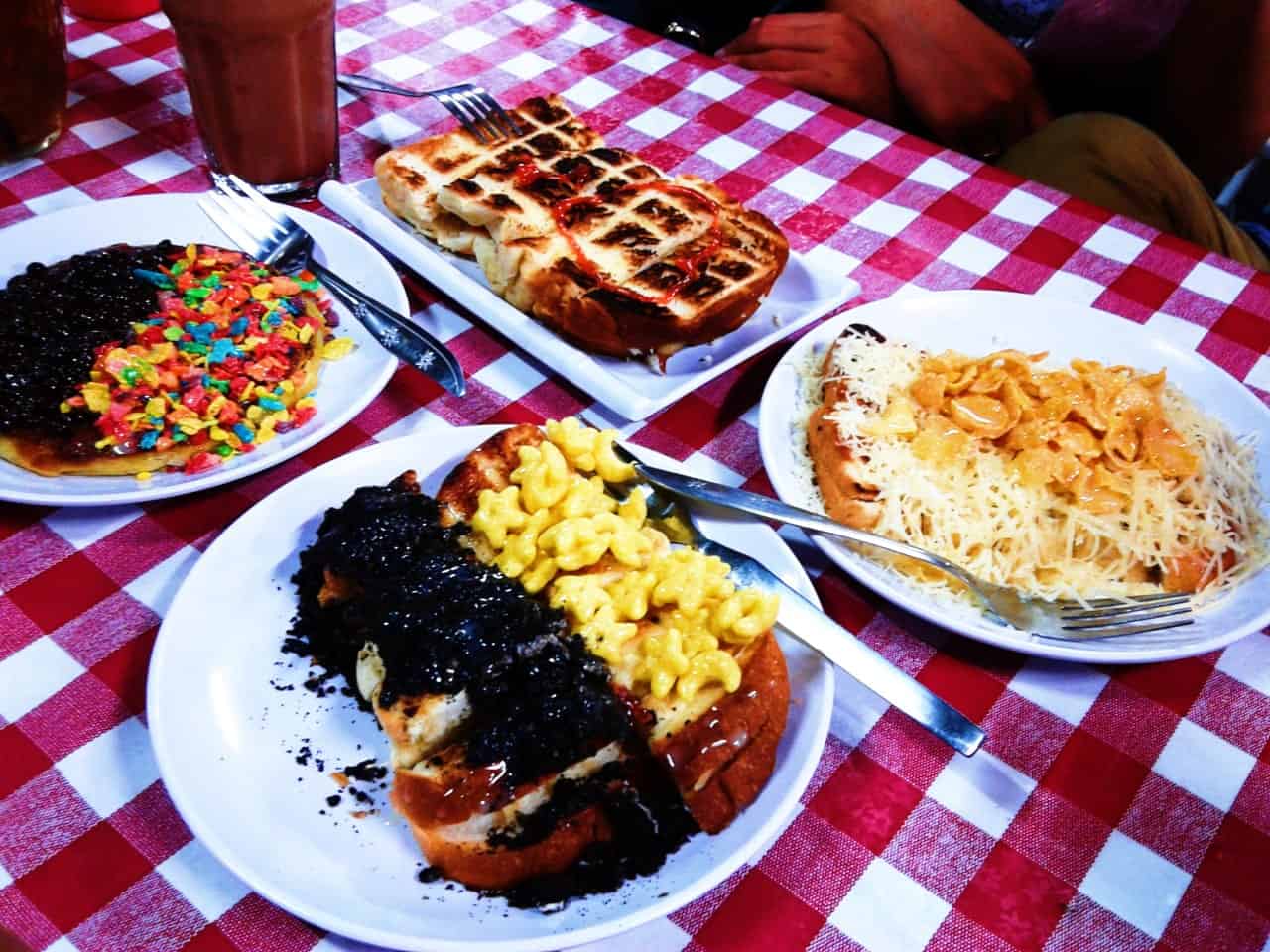 Sensational Toast with Various Toppings